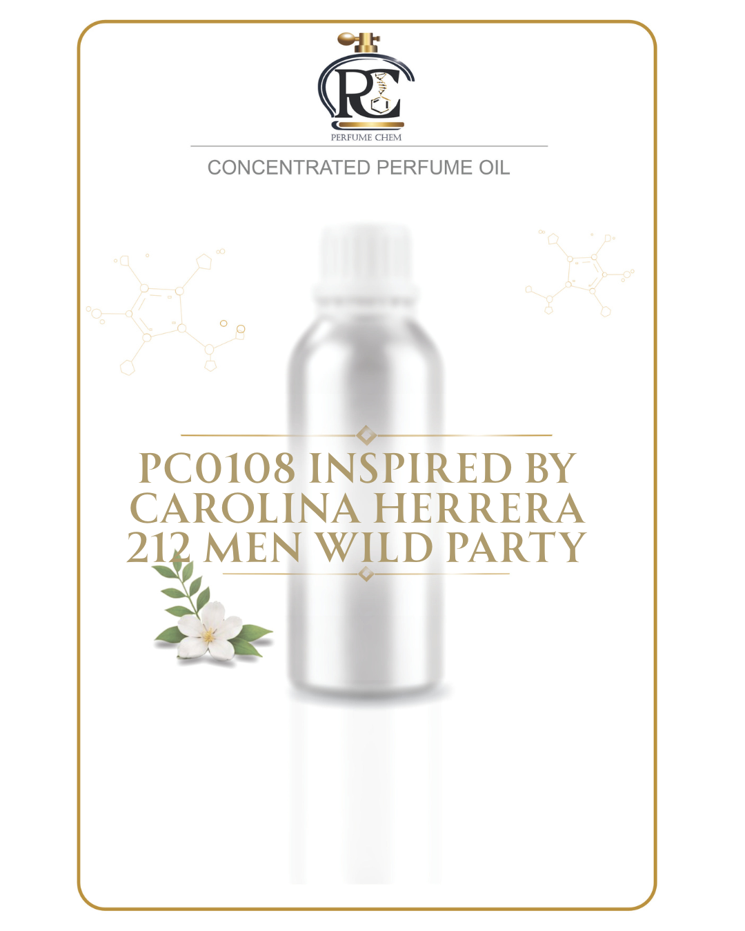 PC0108- INSPIRED BY CAROLINA HERRERA 212 MEN WILD PARTY